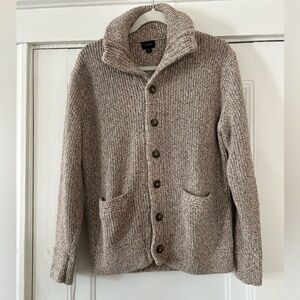 J. Crew Textured Knit Sweater Cardigan